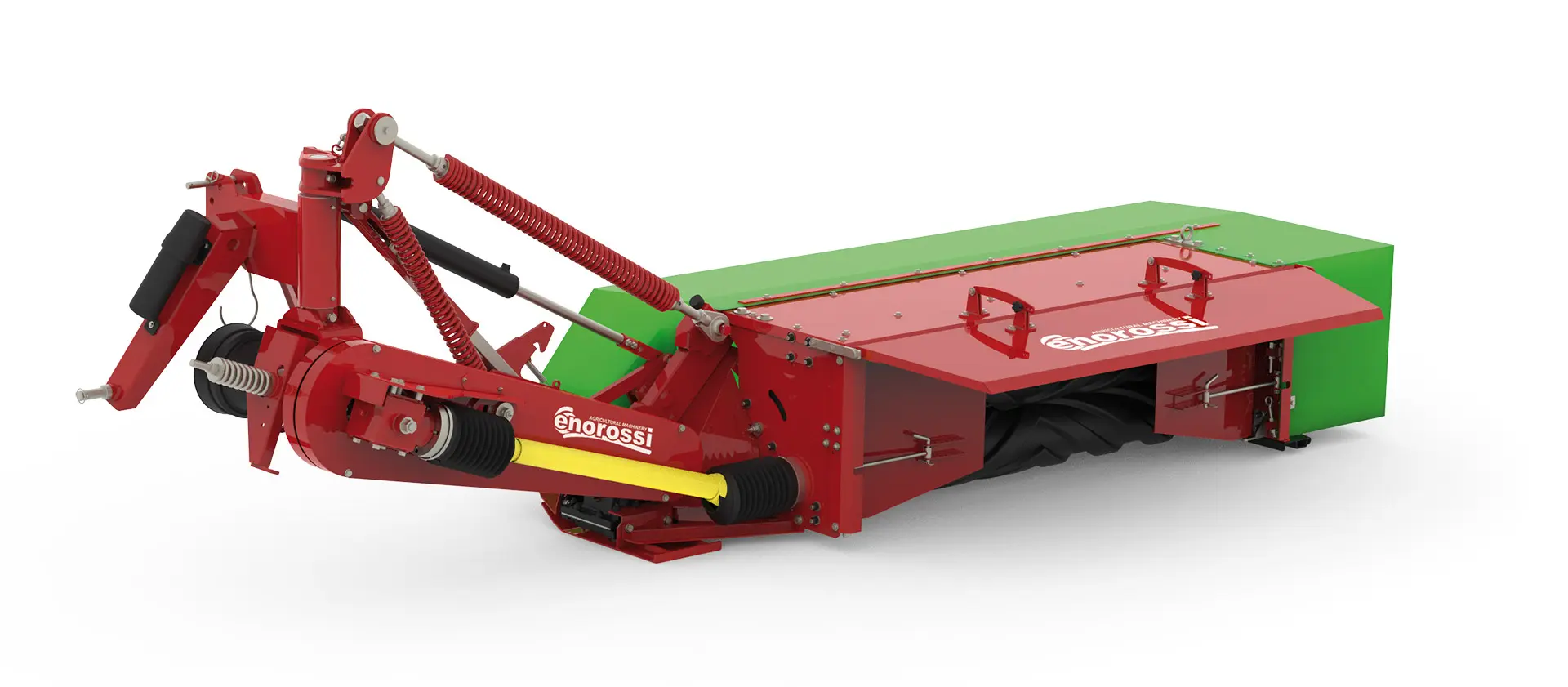 Disc mower with conditioner