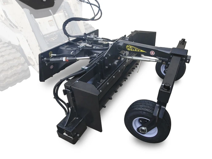 Power rake attachment