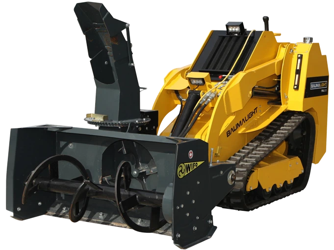 Mini skidsteer snowblower