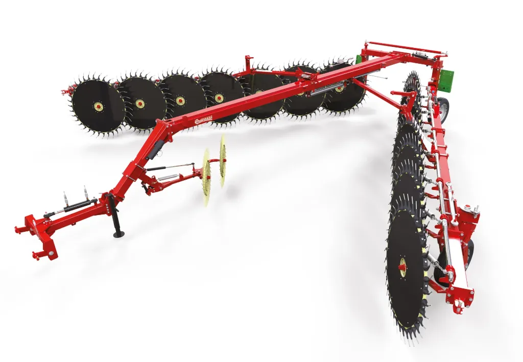 [E-ER10] Enorossi Easy Rake Wheel Rake "V" Rake (10)